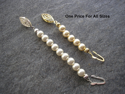 Pearl Necklace Extender With Fish Hook Clasp - FREE UK Delivery With Discount Code 'FREEDEL'